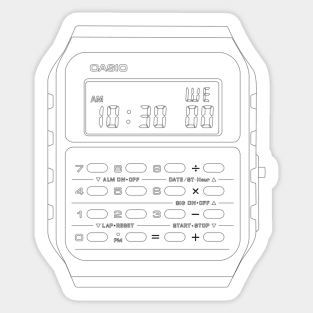 Casio CA53w Sticker